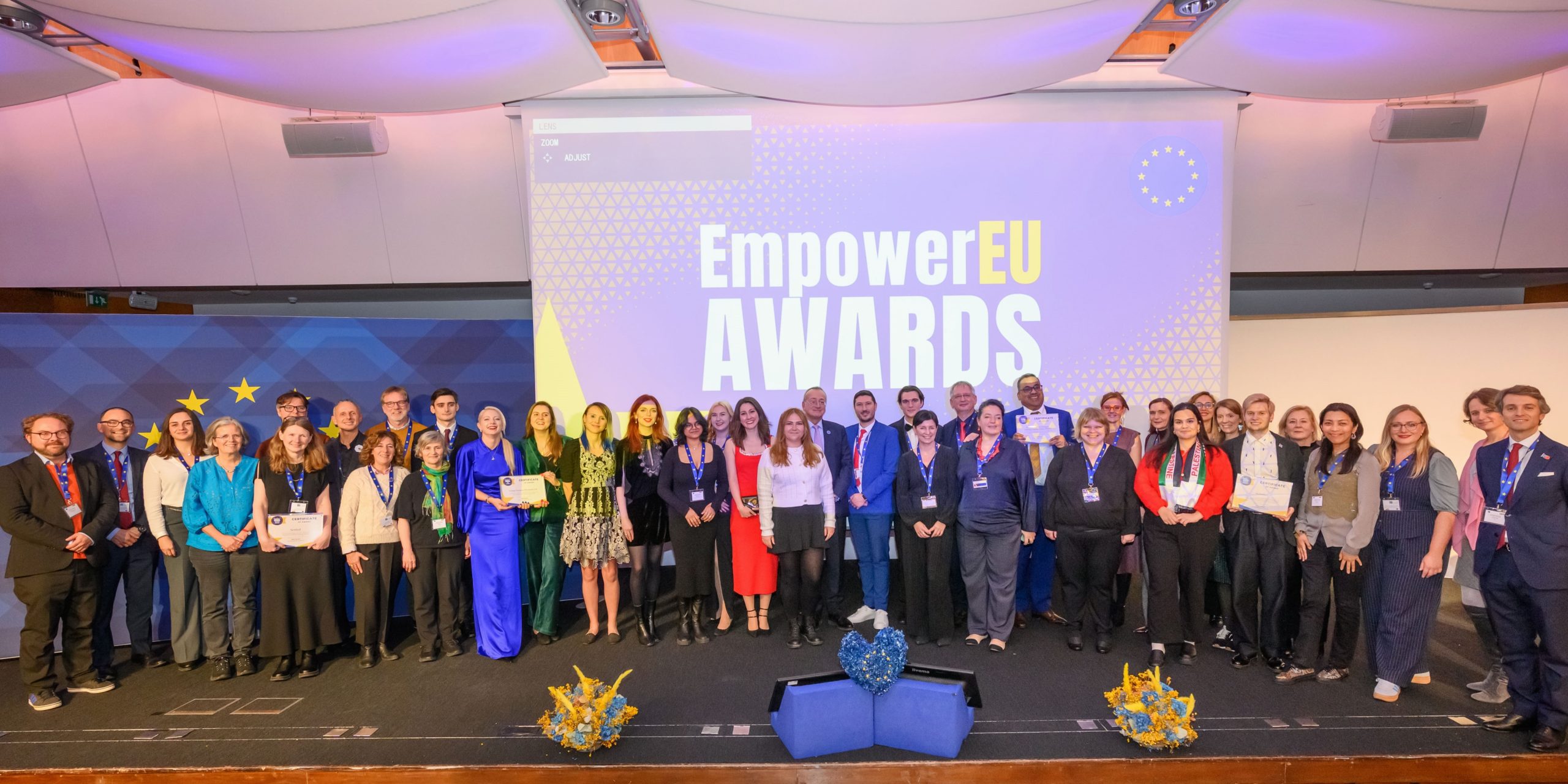 Winners of the EU Delegation's EUEmpower Awards